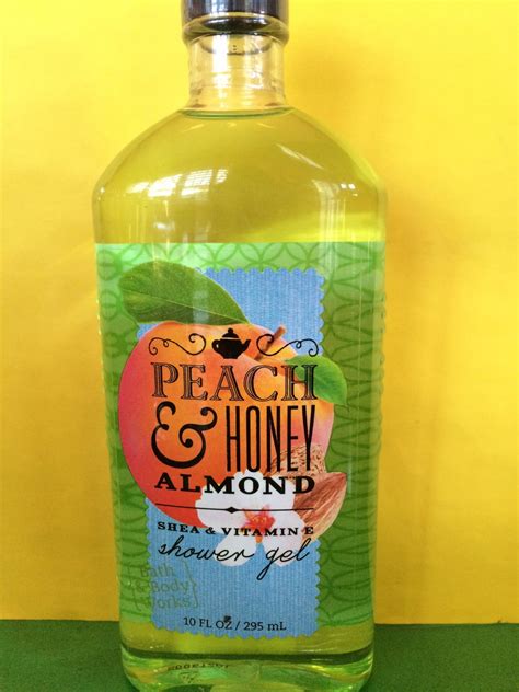 peach and honey almond bath and body works|peach and honey almond.